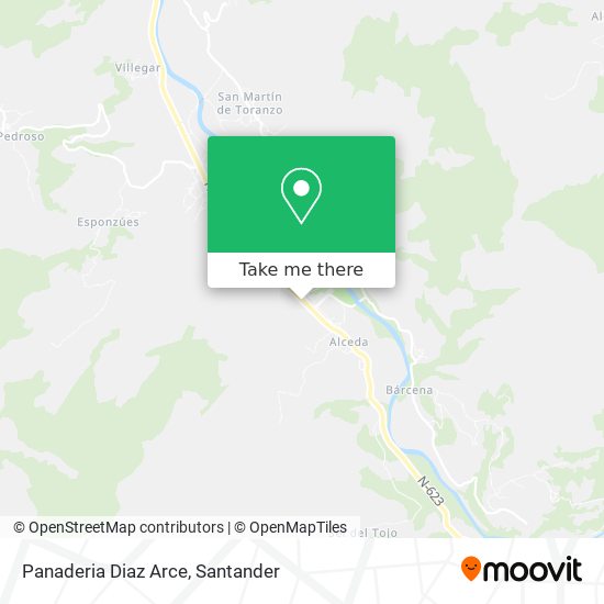 Panaderia Diaz Arce map