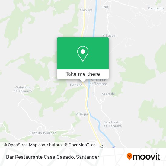 Bar Restaurante Casa Casado map