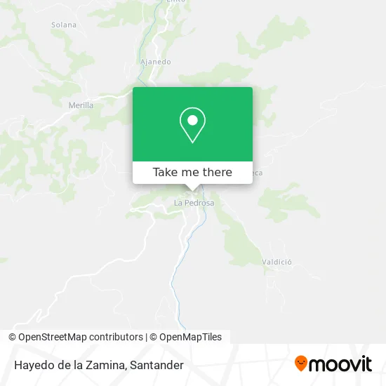 Hayedo de la Zamina map