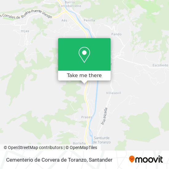 Cementerio de Corvera de Toranzo map