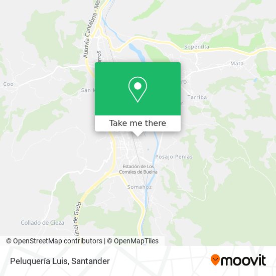 Peluquería Luis map