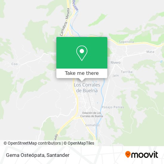 Gema Osteópata map