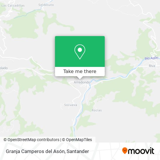 Granja Camperos del Asón map