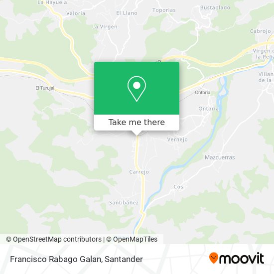 Francisco Rabago Galan map