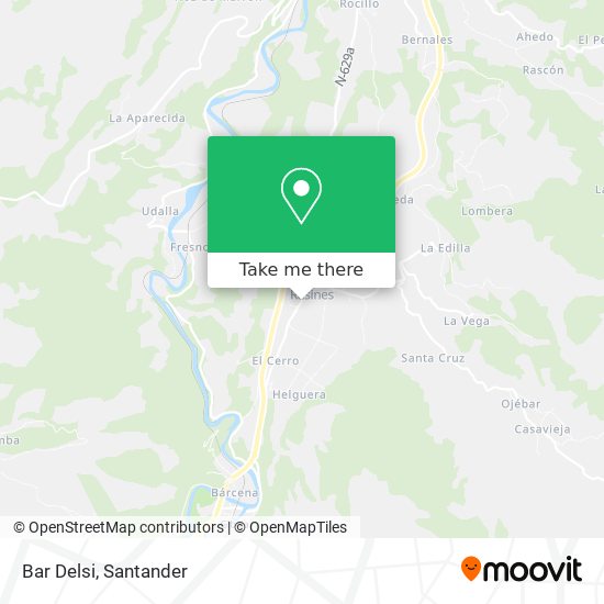 Bar Delsi map