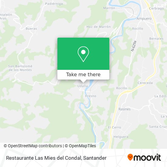 mapa Restaurante Las Mies del Condal