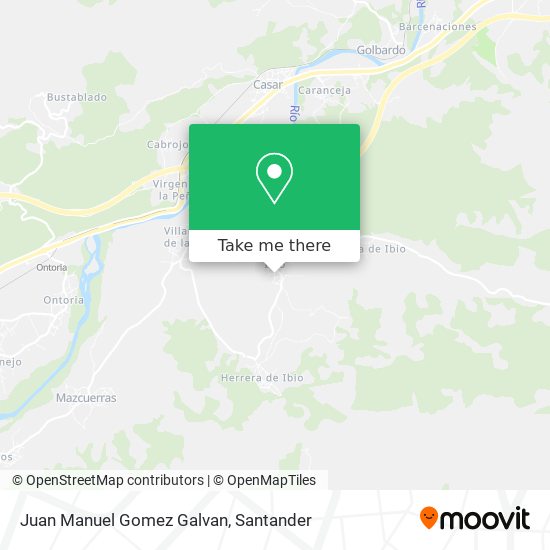 Juan Manuel Gomez Galvan map