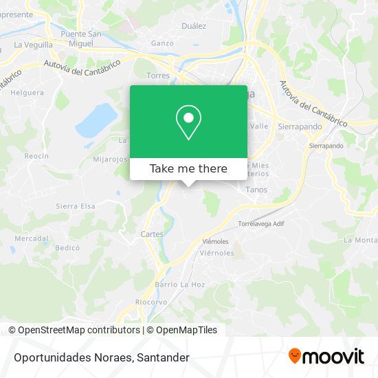 Oportunidades Noraes map