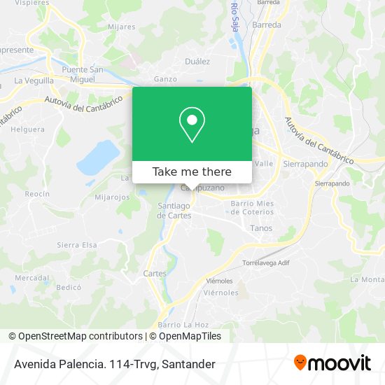 Avenida Palencia. 114-Trvg map