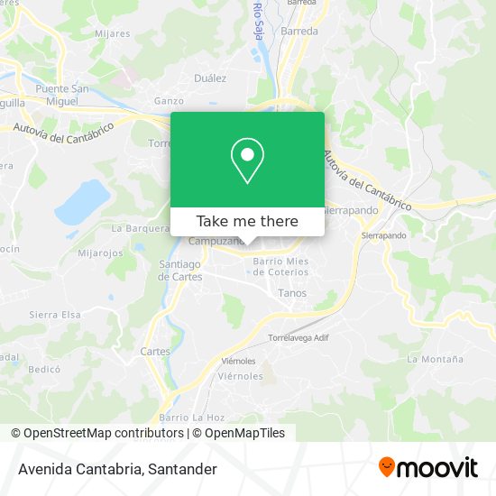 Avenida Cantabria map