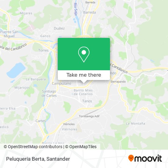 Peluquería Berta map