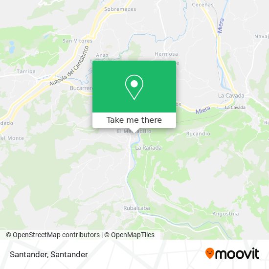 Santander map