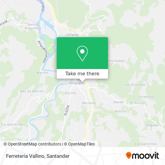 mapa Ferreteria Vallino