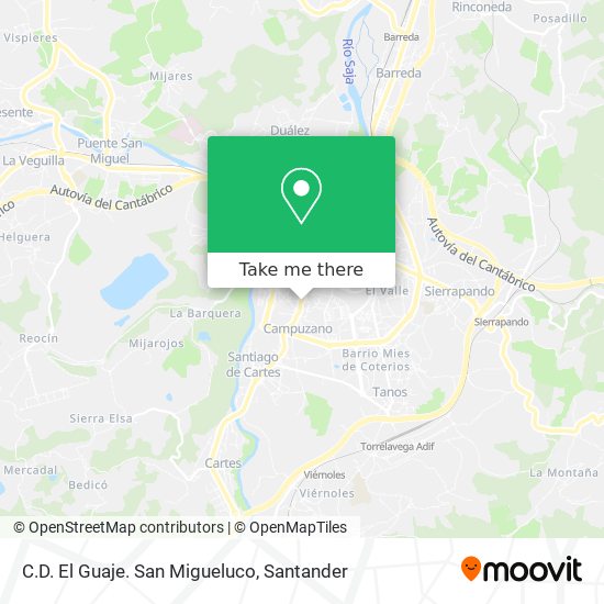 C.D. El Guaje. San Migueluco map