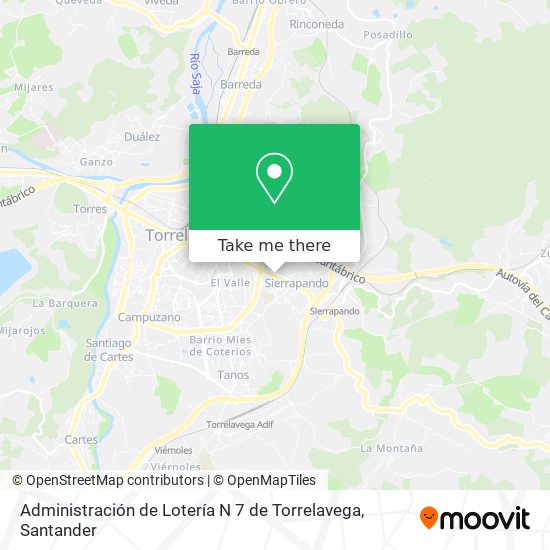 Administración de Lotería N 7 de Torrelavega map
