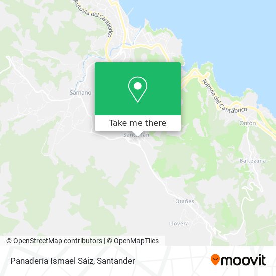 Panadería Ismael Sáiz map