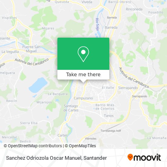 Sanchez Odriozola Oscar Manuel map