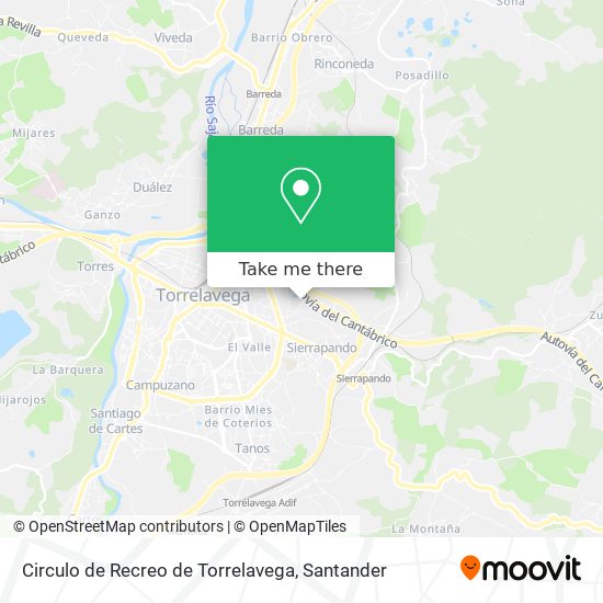 Circulo de Recreo de Torrelavega map