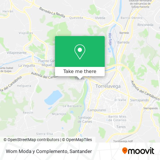 Wom Moda y Complemento map