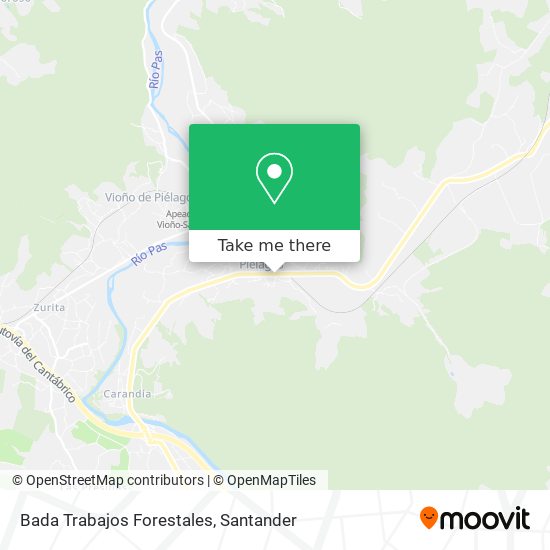 Bada Trabajos Forestales map
