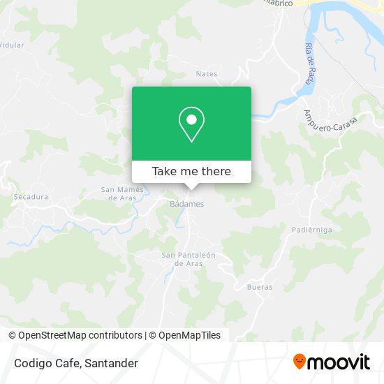 mapa Codigo Cafe