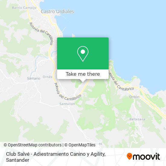 Club Salvé - Adiestramiento Canino y Agility map