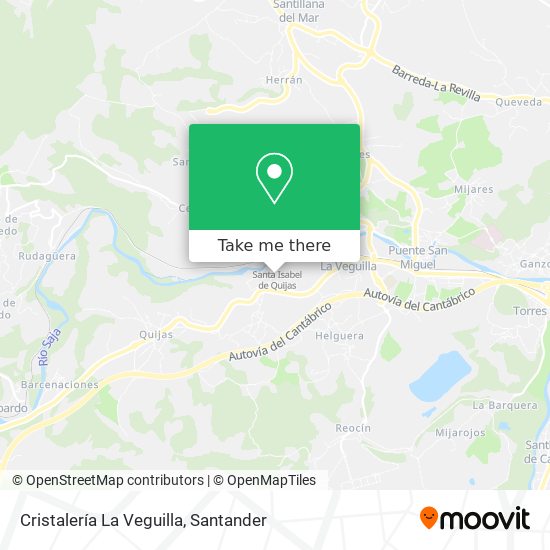 Cristalería La Veguilla map