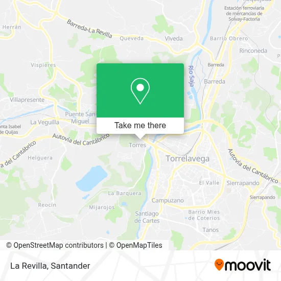 La Revilla map