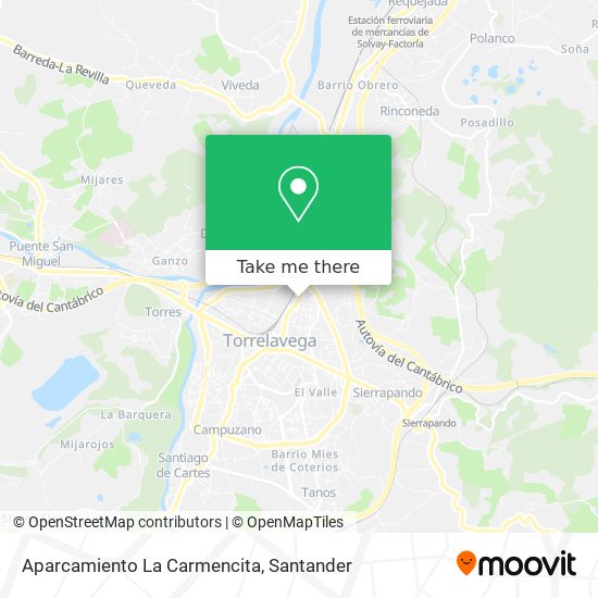 Aparcamiento La Carmencita map