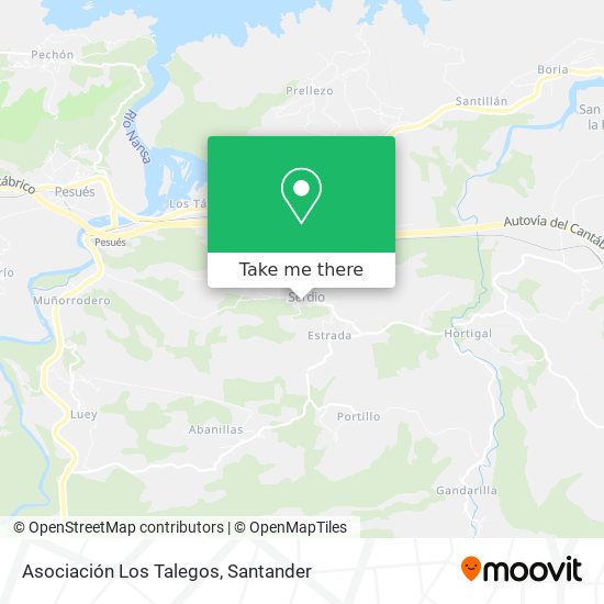 Asociación Los Talegos map