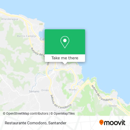 Restaurante Comodoro map