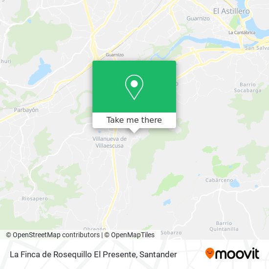 La Finca de Rosequillo El Presente map