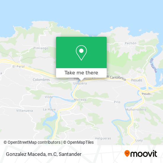 Gonzalez Maceda, m.C map