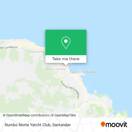 Rumbo Norte Yatcht Club map