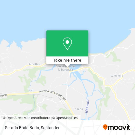 Serafín Bada Bada map
