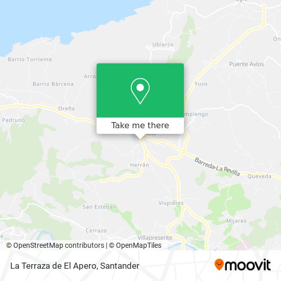 La Terraza de El Apero map