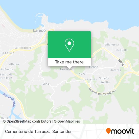 Cementerio de Tarrueza map