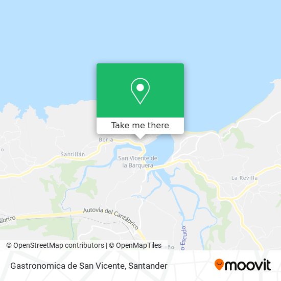 mapa Gastronomica de San Vicente