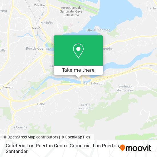 Cafetería Los Puertos Centro Comercial Los Puertos map
