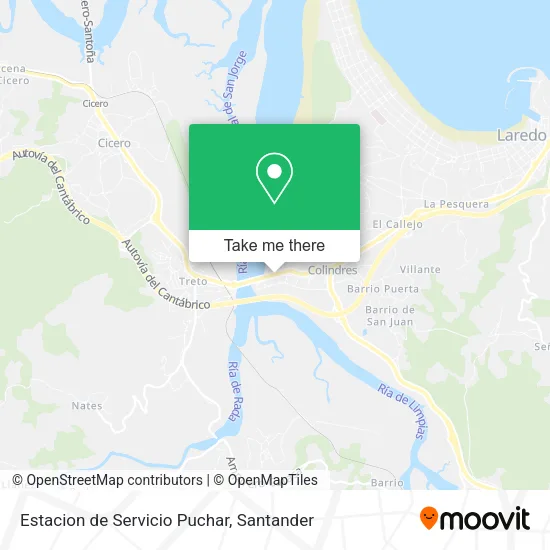 Estacion de Servicio Puchar map