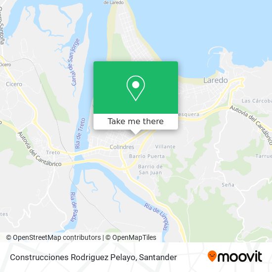 Construcciones Rodriguez Pelayo map