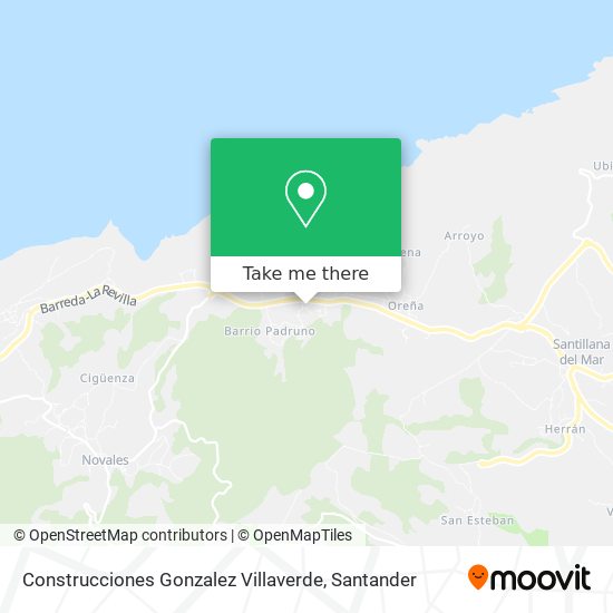 Construcciones Gonzalez Villaverde map