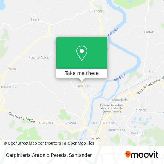 Carpinteria Antonio Pereda map
