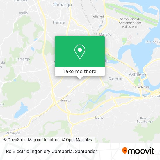 Rc Electric Ingeniery Cantabria map