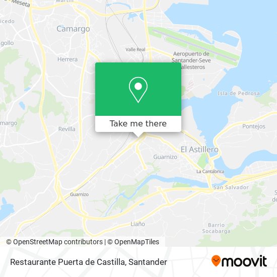 Restaurante Puerta de Castilla map