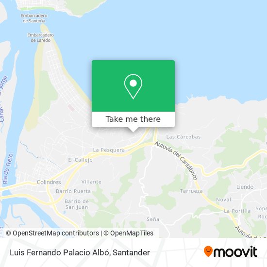 Luis Fernando Palacio Albó map