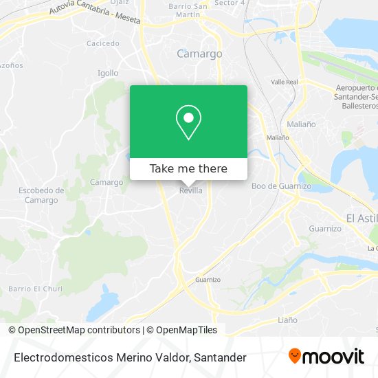 Electrodomesticos Merino Valdor map