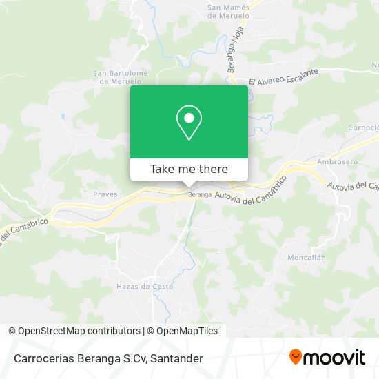 Carrocerias Beranga S.Cv map