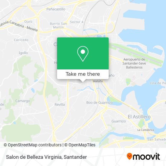 Salon de Belleza Virginia map