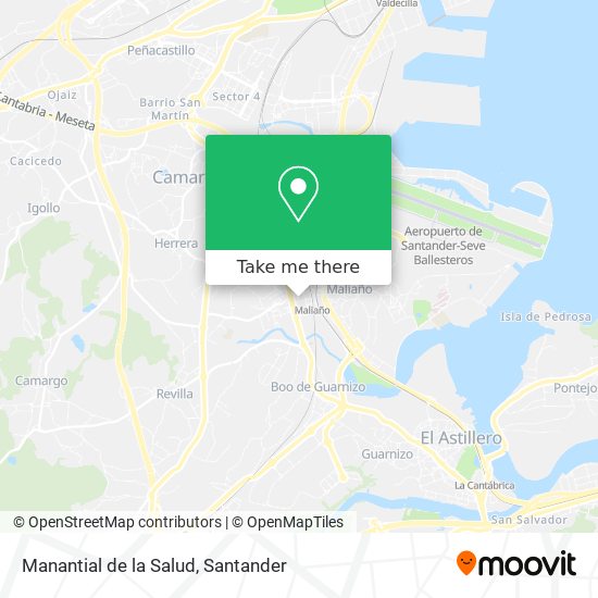 Manantial de la Salud map
